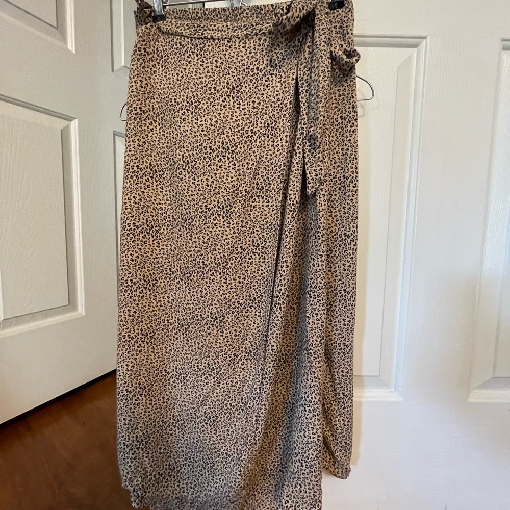 Animal print skirt